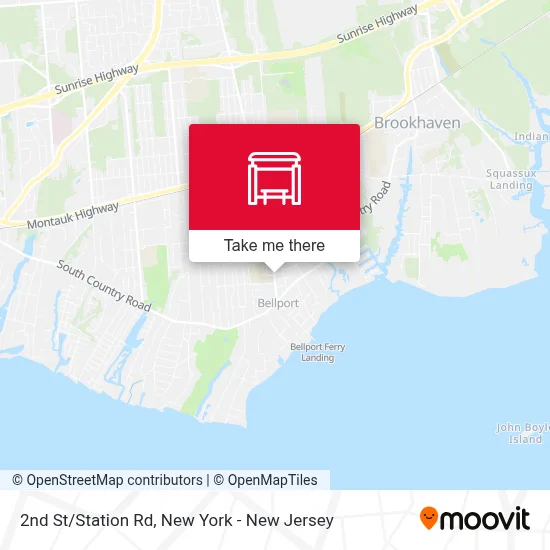 2nd St/Station Rd map