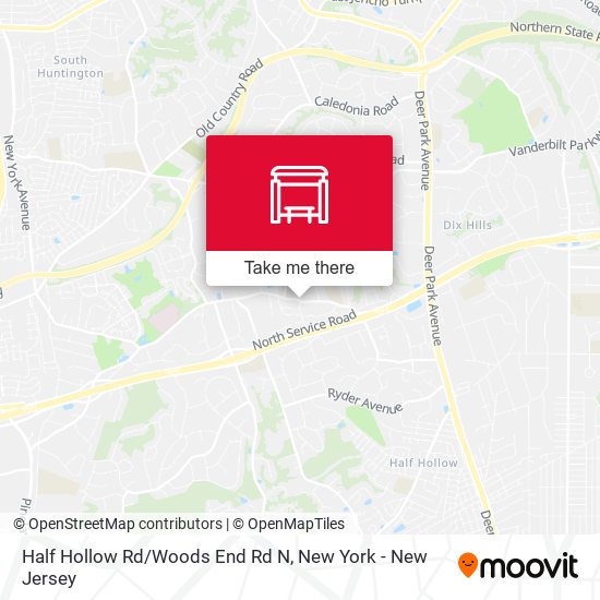 Mapa de Half Hollow Rd/Woods End Rd N
