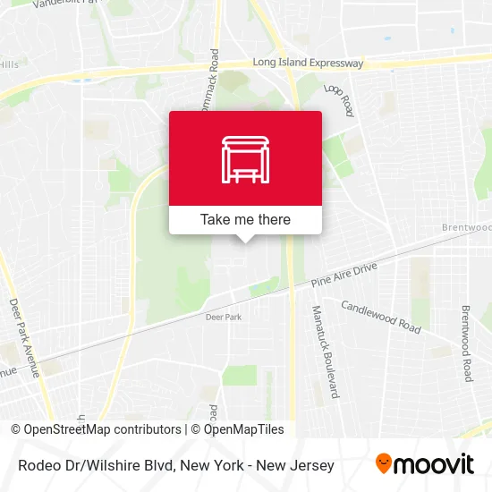 Rodeo Dr/Wilshire Blvd map