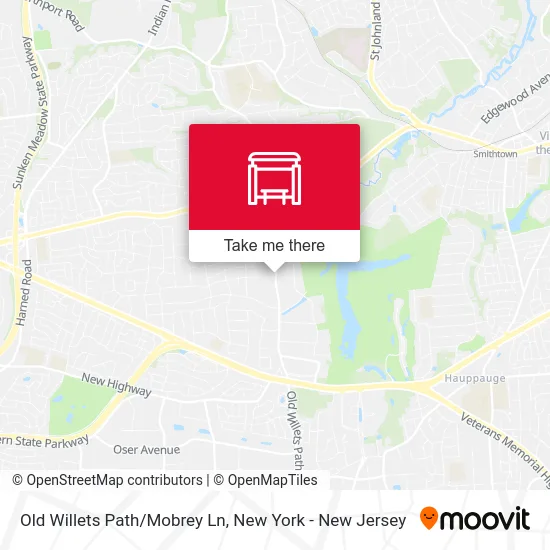 Old Willets Path/Mobrey Ln map