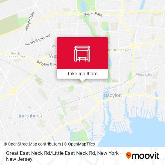 Great East Neck Rd / Little East Neck Rd map