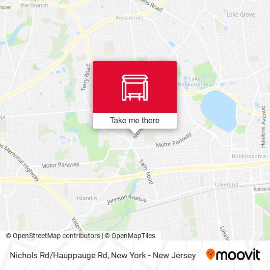 Mapa de Nichols Rd/Hauppauge Rd