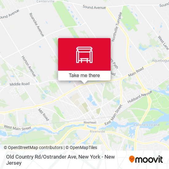 Mapa de Old Country Rd/Ostrander Ave