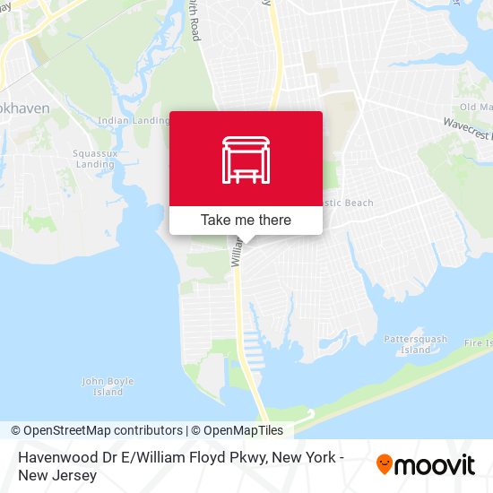 Havenwood Dr E / William Floyd Pkwy map
