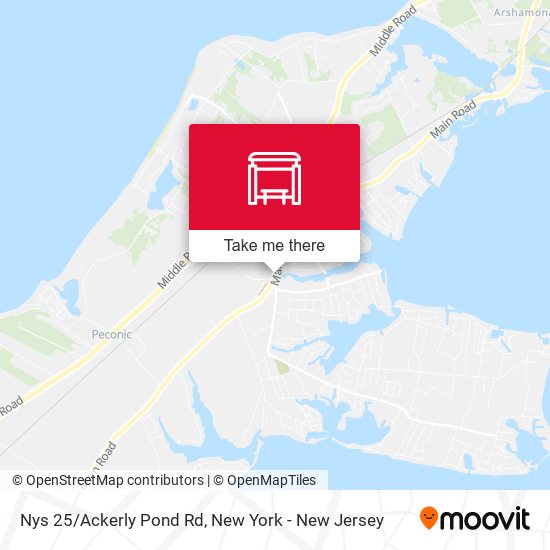 Mapa de Nys 25/Ackerly Pond Rd