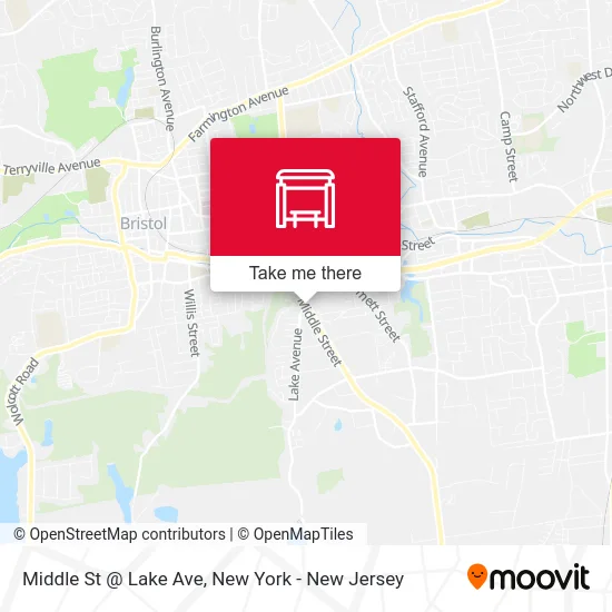 Middle St @ Lake Ave map