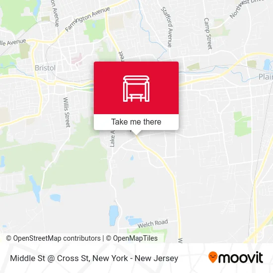 Middle St @ Cross St map