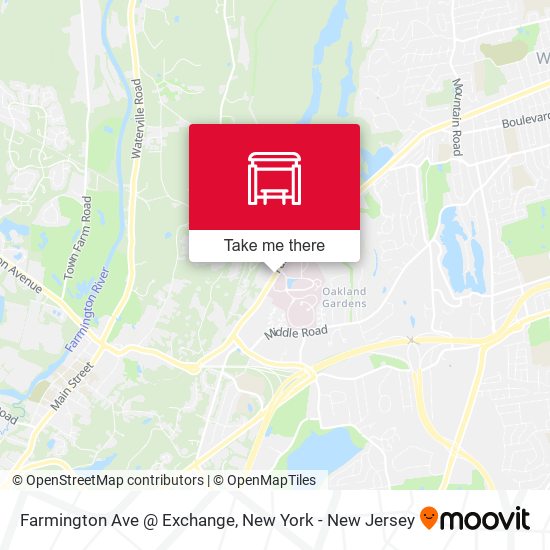 Farmington Ave @ Exchange map