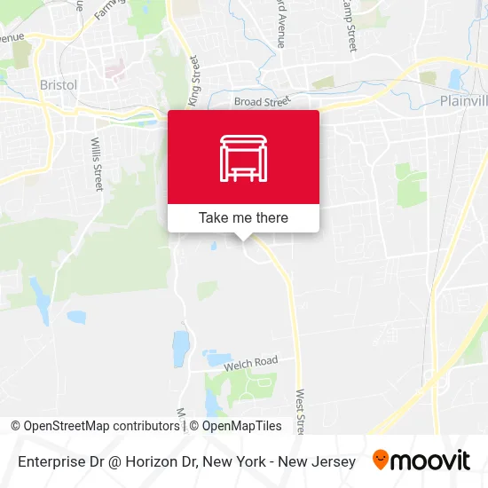 Enterprise Dr @ Horizon Dr map