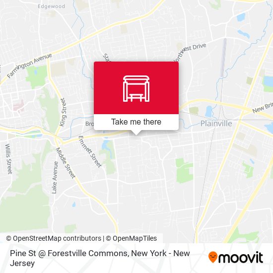 Pine St @ Forestville Commons map