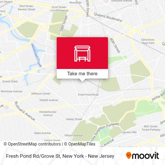 Fresh Pond Rd/Grove St map