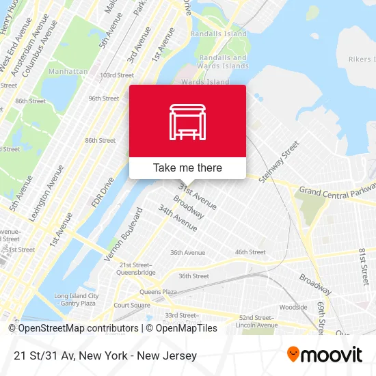 21 St/31 Av map