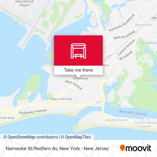 Nameoke St/Redfern Av map