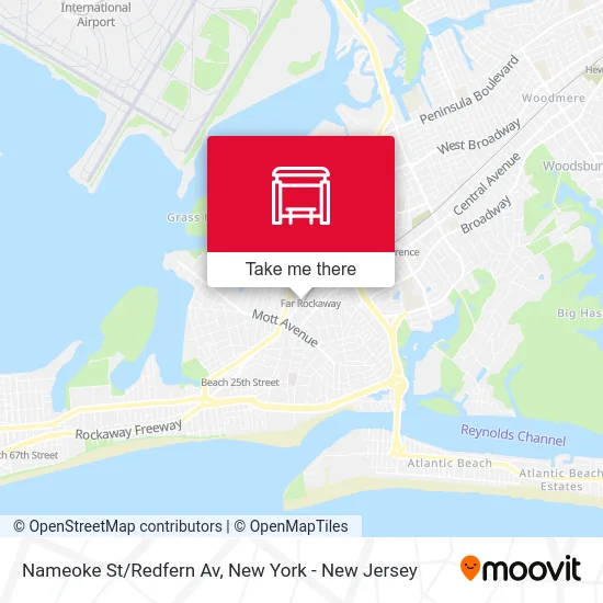 Nameoke St/Redfern Av map