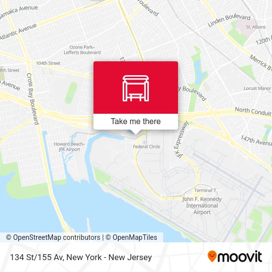 134 St/155 Av map