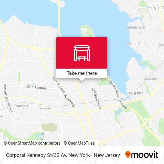 Corporal Kennedy St/32 Av map
