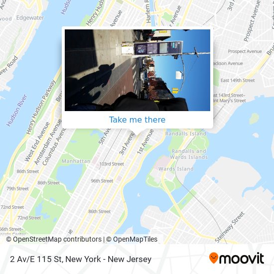 2 Av/E 115 St map