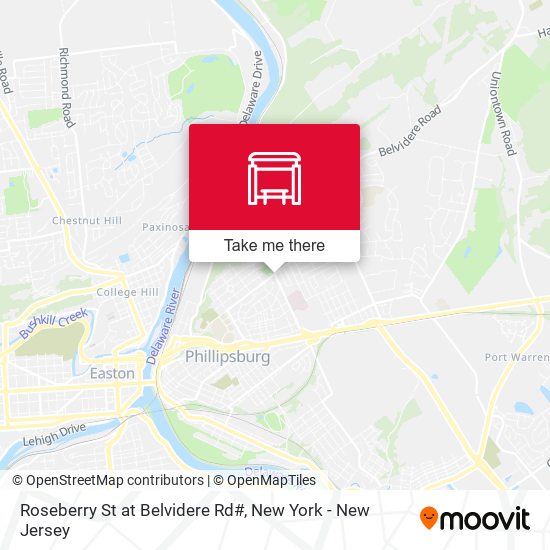 Roseberry St at Belvidere Rd# map