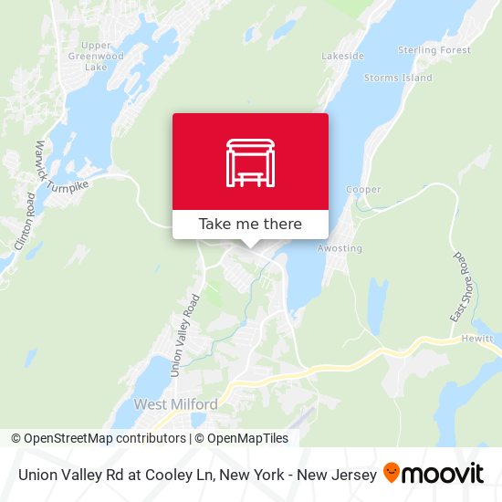 Union Valley Rd at Cooley Ln map