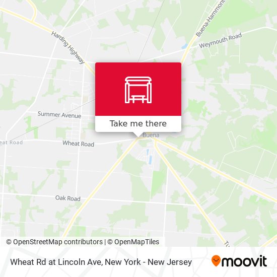 Mapa de Wheat Rd at Lincoln Ave