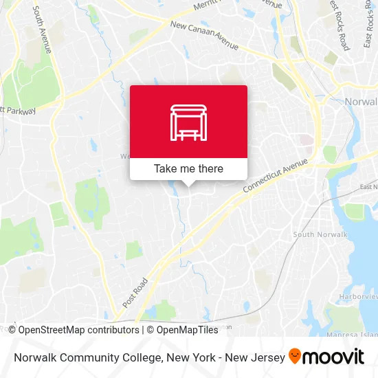 Norwalk Community College map