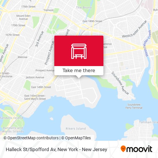 Mapa de Halleck St/Spofford Av