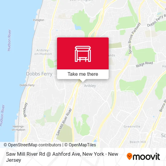 Mapa de Saw Mill River Rd @ Ashford Ave