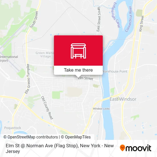 Elm St @ Norman Ave (Flag Stop) map
