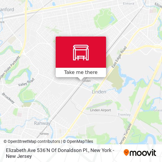 Elizabeth Ave 536'N Of Donaldson Pl. map