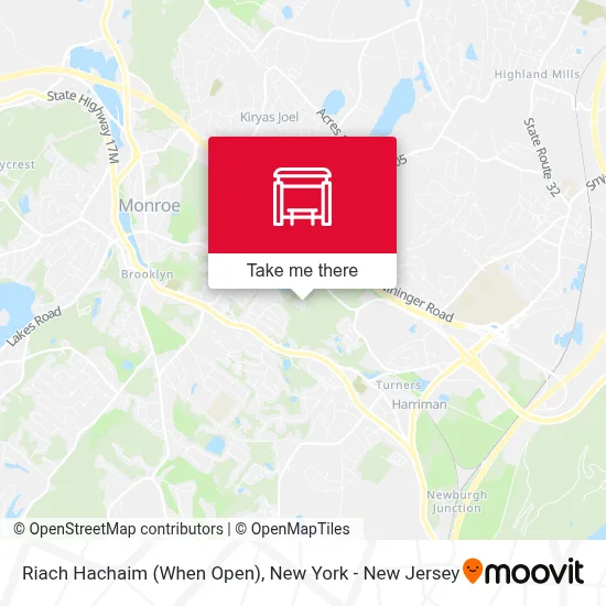 Riach Hachaim (When Open) map