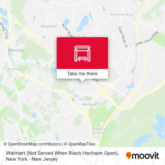 Walmart (Not Served When Riach Hachaim Open) map