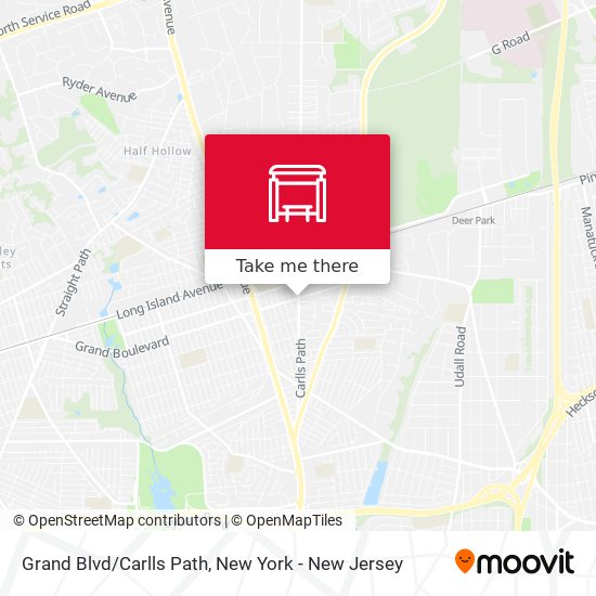 Mapa de Grand Blvd/Carlls Path