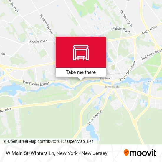 W Main St/Winters Ln map