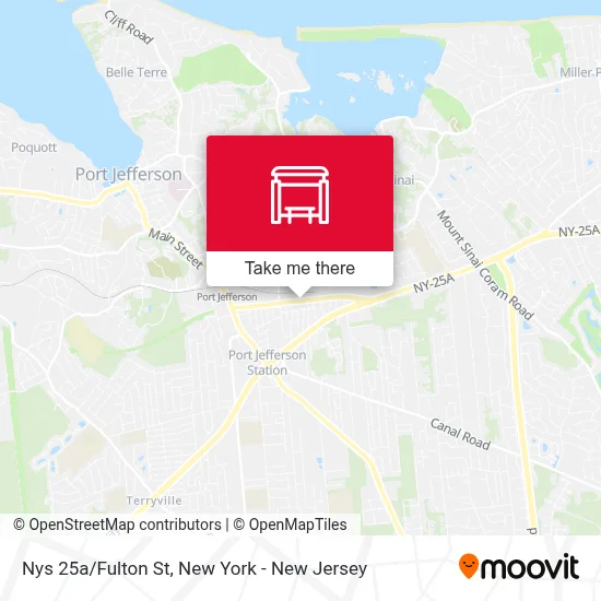 Nys 25a/Fulton St map