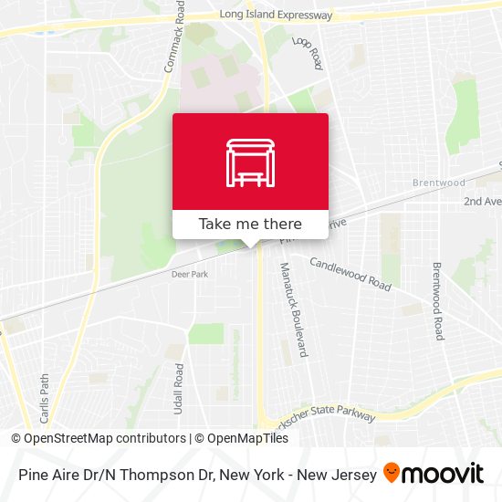Mapa de Pine Aire Dr/N Thompson Dr
