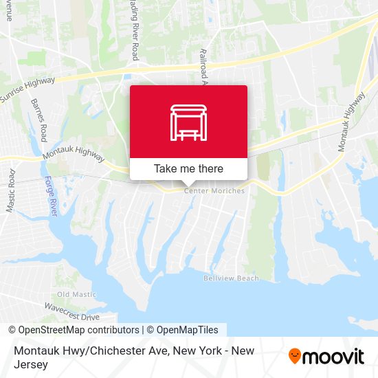 Mapa de Montauk Hwy/Chichester Ave