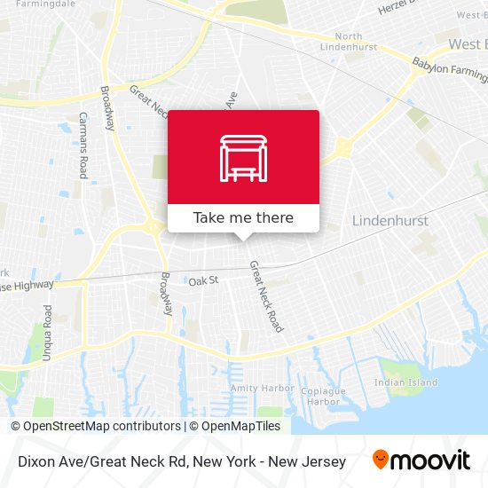 Mapa de Dixon Ave/Great Neck Rd