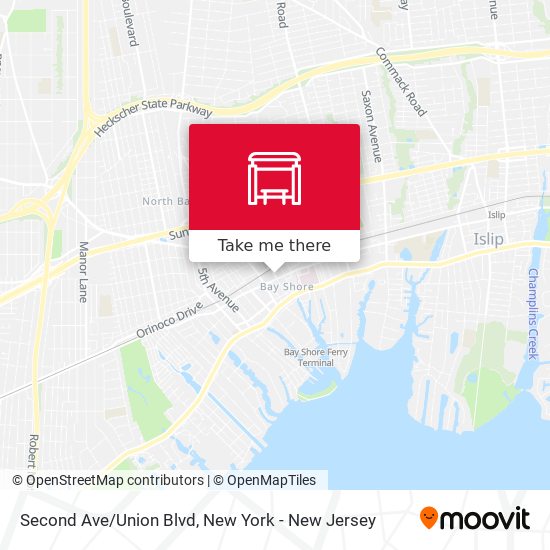 Mapa de Second Ave/Union Blvd