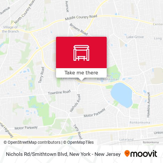 Nichols Rd/Smithtown Blvd map