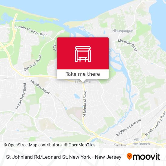 St Johnland Rd/Leonard St map