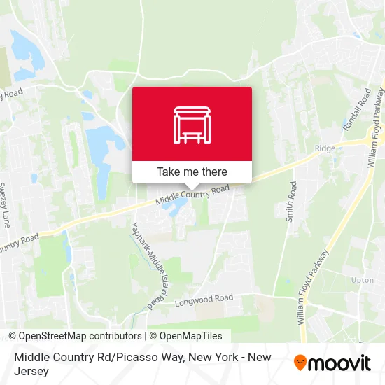 Middle Country Rd/Picasso Way map
