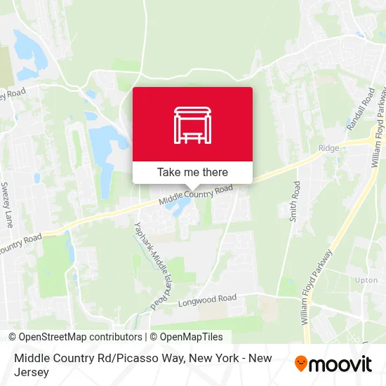 Middle Country Rd/Picasso Way map