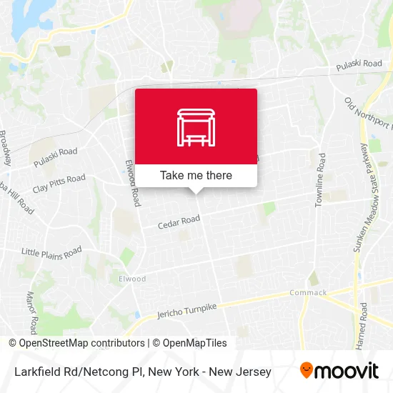 Larkfield Rd/Netcong Pl map