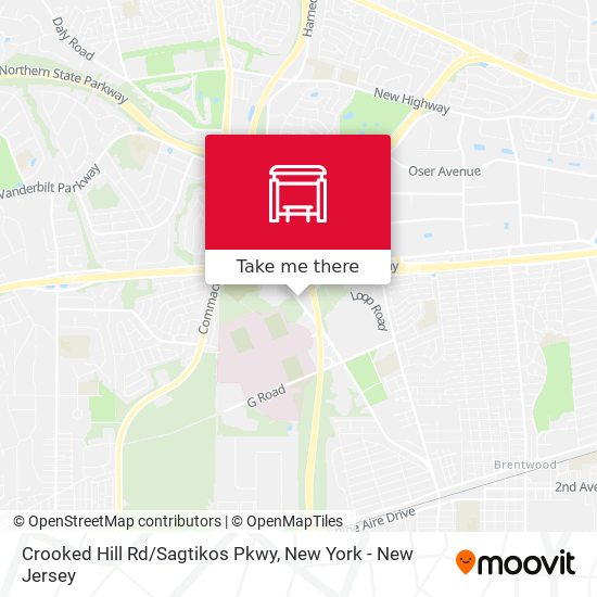 Crooked Hill Rd/Sagtikos Pkwy map