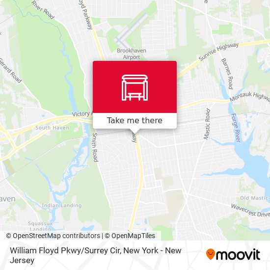 William Floyd Pkwy/Surrey Cir map