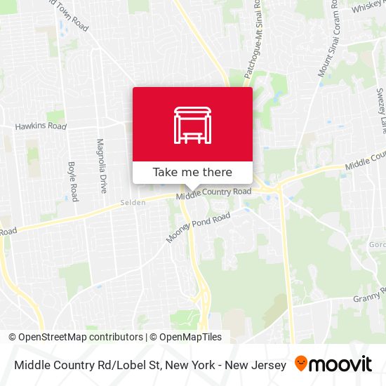 Middle Country Rd/Lobel St map