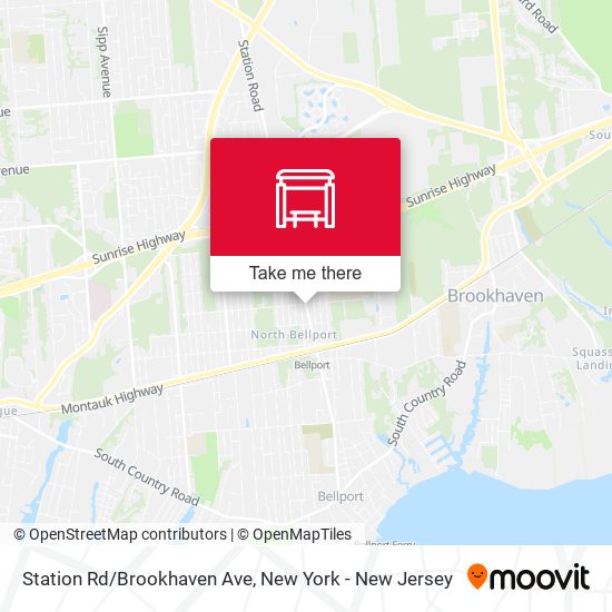 Station Rd/Brookhaven Ave map