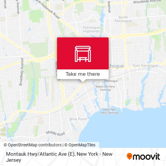 Mapa de Montauk Hwy/Atlantic Ave (E)