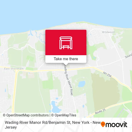 Wading River Manor Rd / Benjamin St map