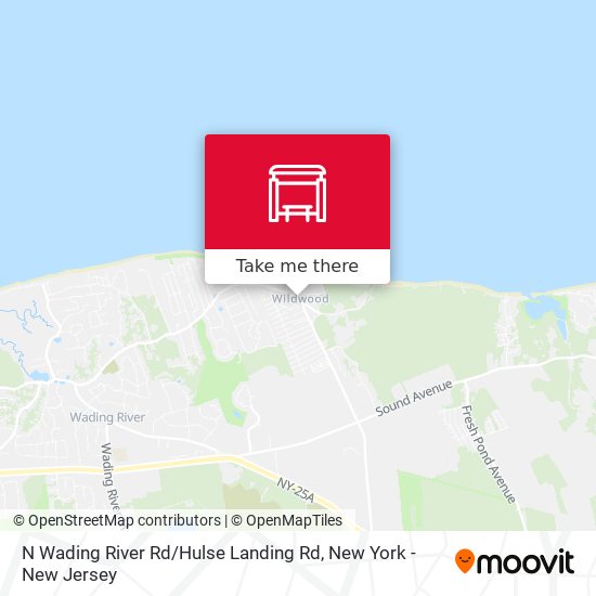 Mapa de N Wading River Rd / Hulse Landing Rd